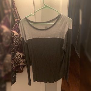 SOFT grey long sleeve top